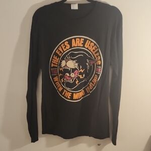 Black Long Sleeve Graphic Tee